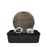 Photo of Aquascape Medium Stacked Slate Sphere Fountain Kit  - Marquis Gardens